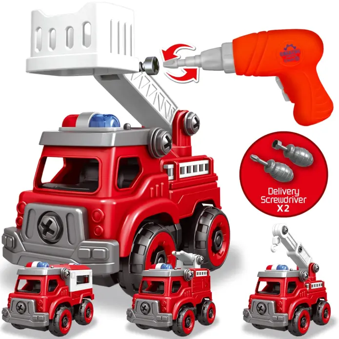 DIY Assembly Fire Truck