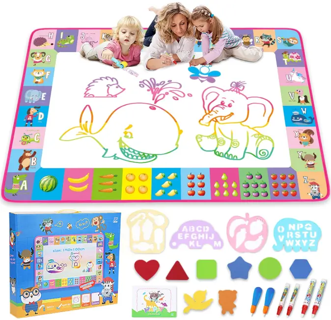 Water Doodle Mat - Kids Painting Writing Doodle Toy Board